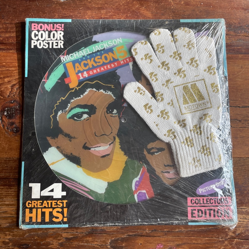RARE Michael Jackson Vinyl with Motown Glove